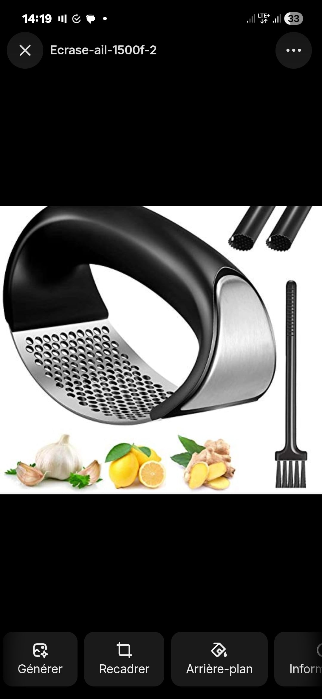 🧄 Presse-Ail Ergonomique – Gagnez du temps en cuisine !